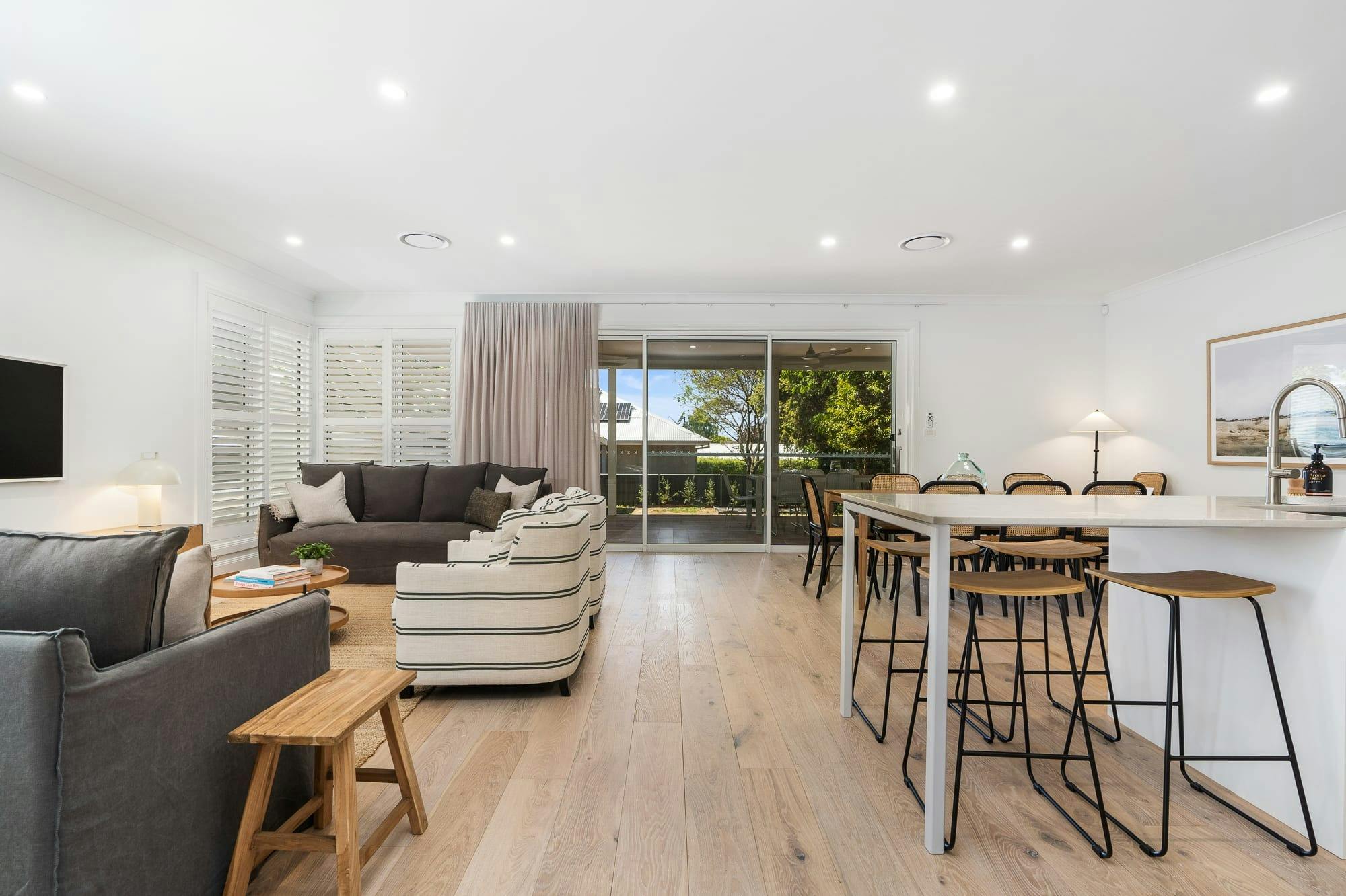 Open living area at Amazing Anson