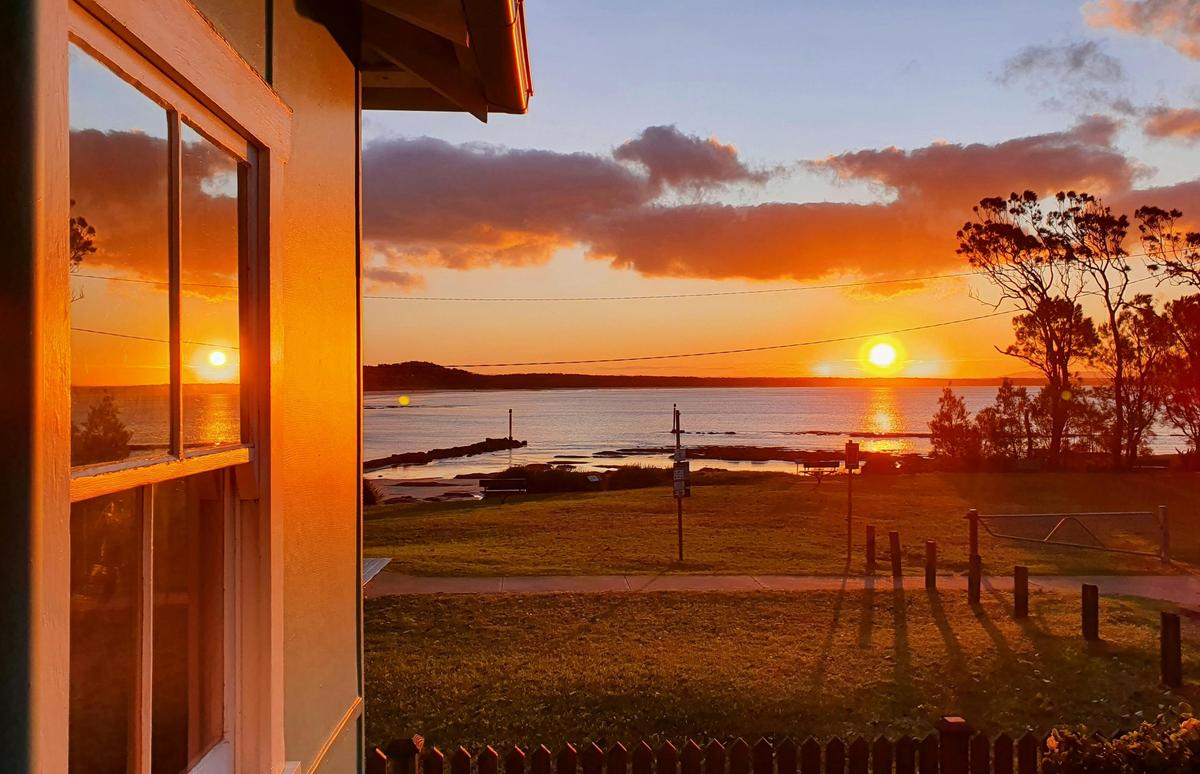 Sunset at Aurora Cottage