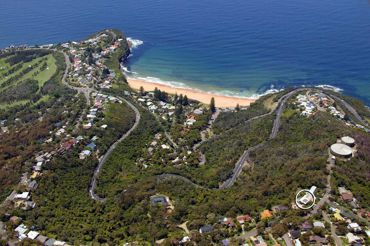 Aerial View (location is circled)