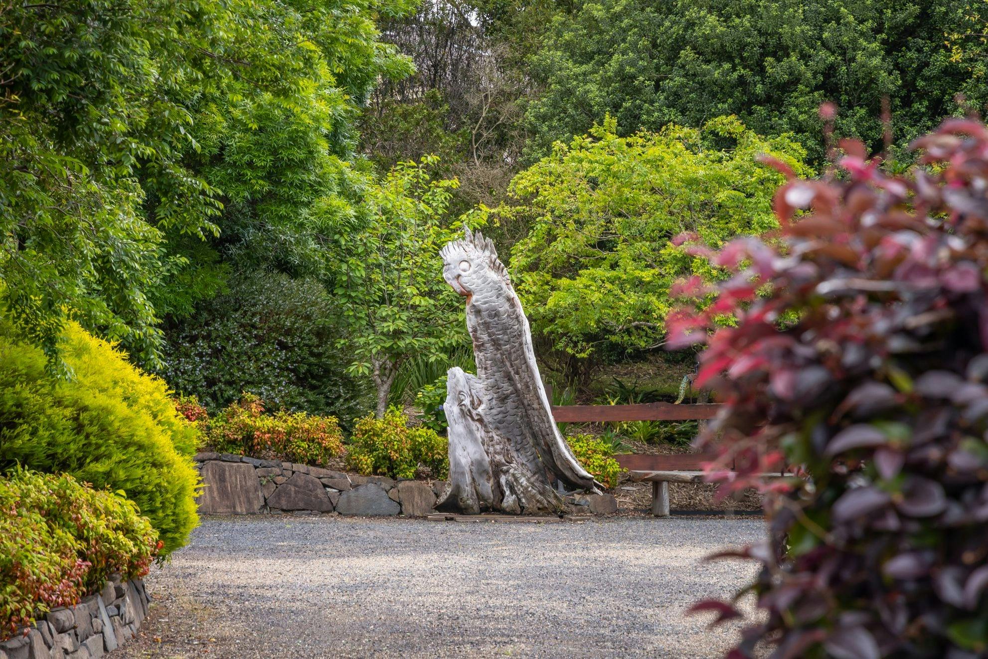 Car park garden area