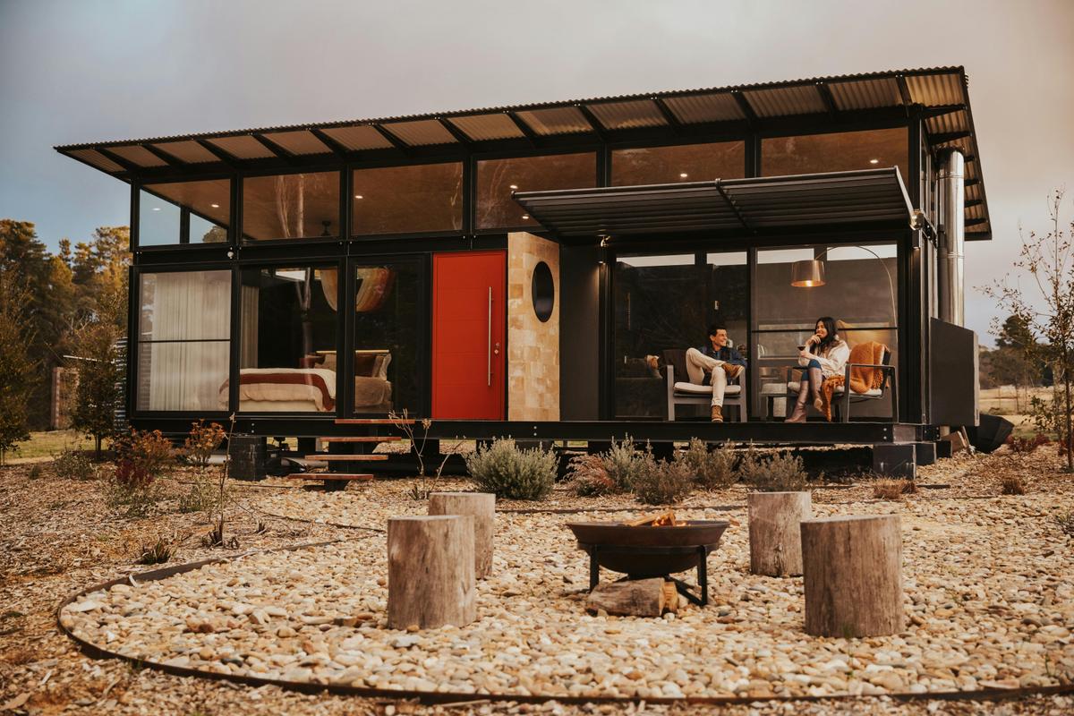 Villa fire pit