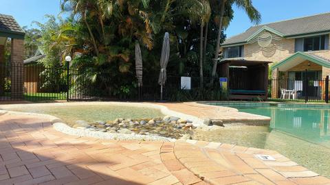 Town House overlooking pool