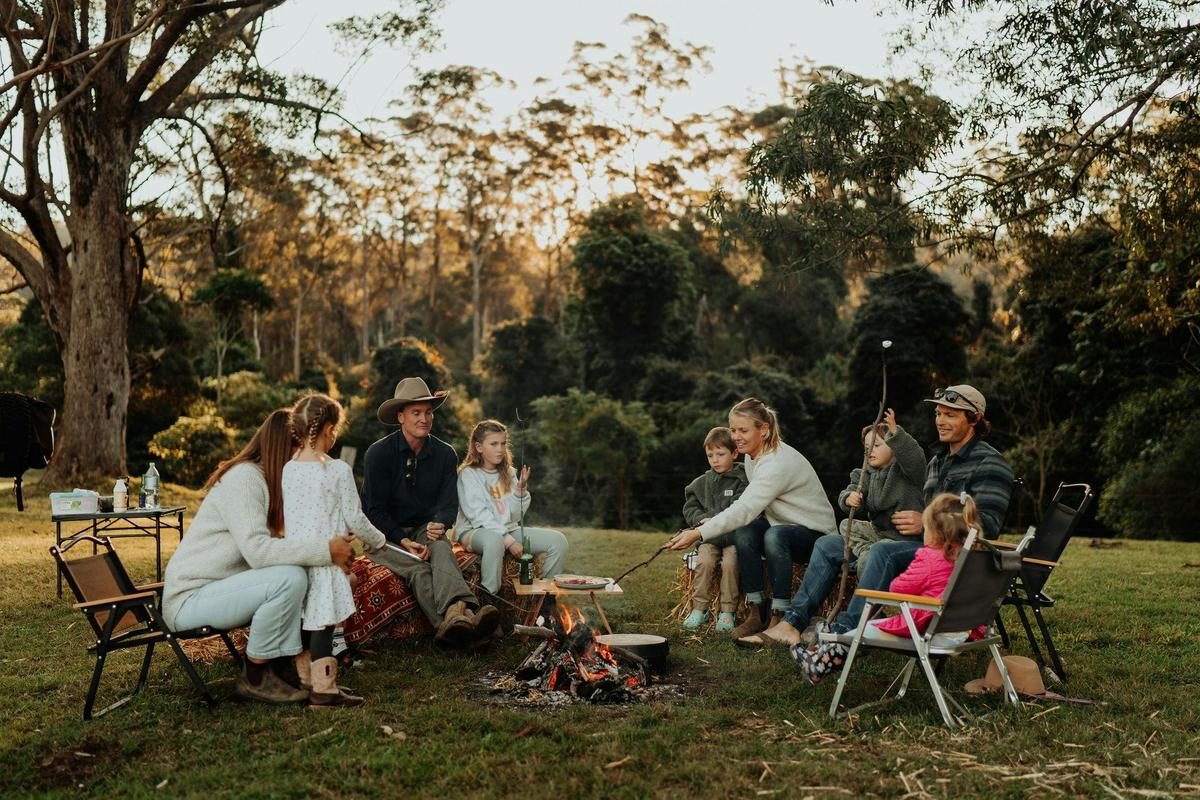Marshmallows by the campfire