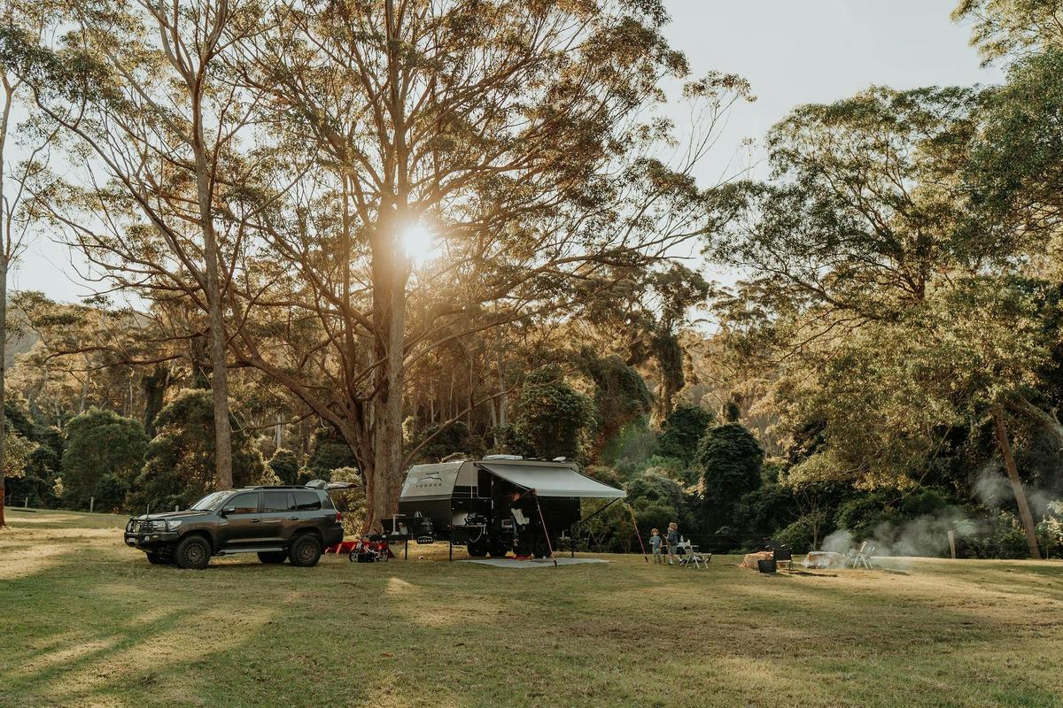 Off Grid Caravan set up