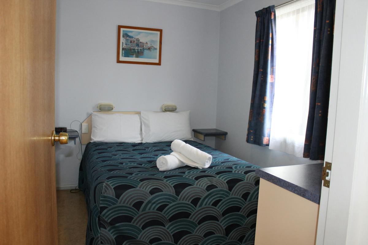 A double bed made up ready for your arrival!