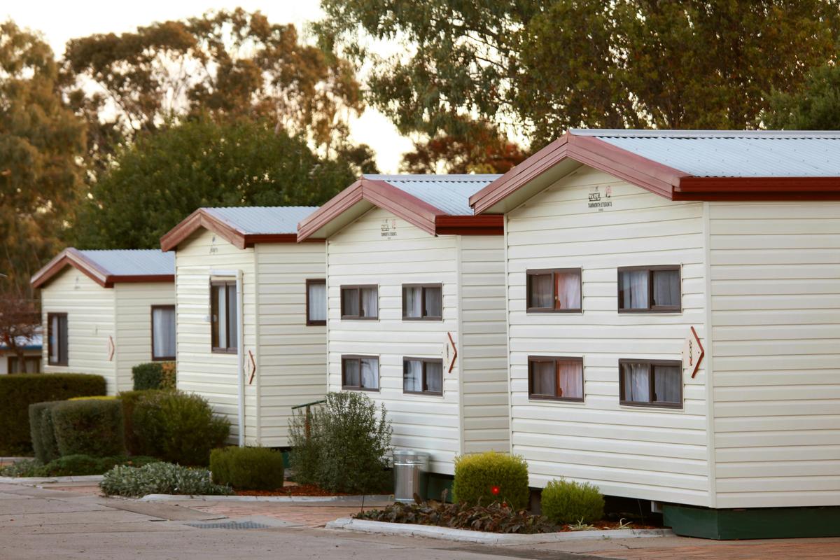 All our cabins are set in gardens.