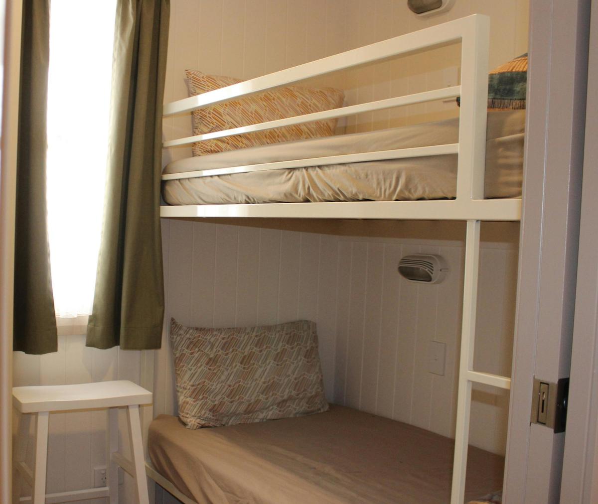 Plenty of room for the family, with two double bunkrooms