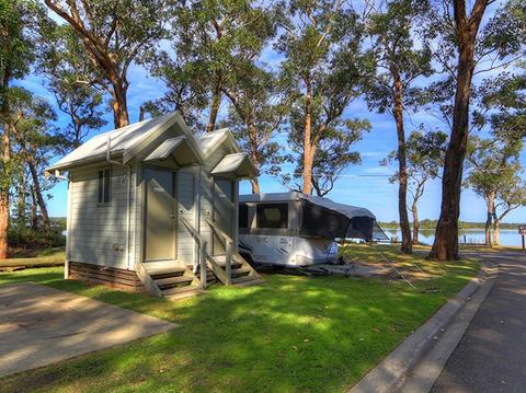 Ensuite powered sites at BIG4 Koala Shores Holiday Park