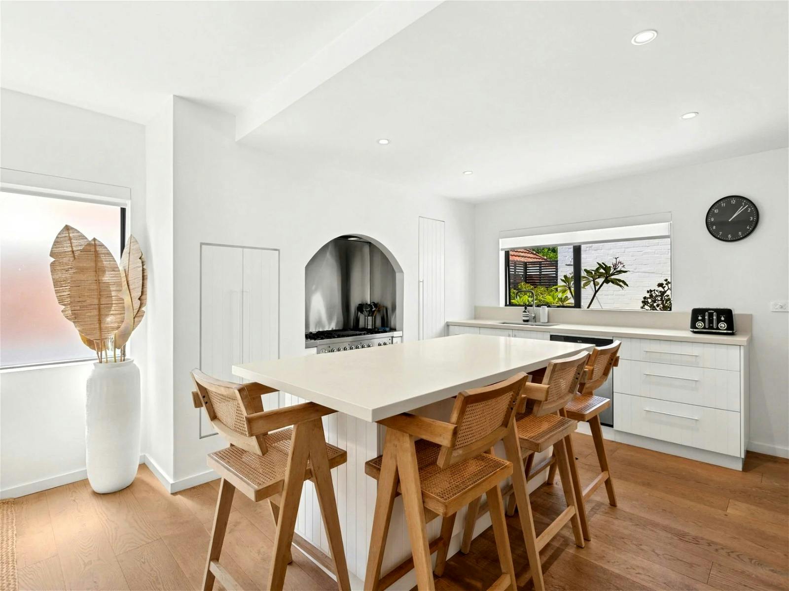 Well-equipped kitchen area with modern appliances