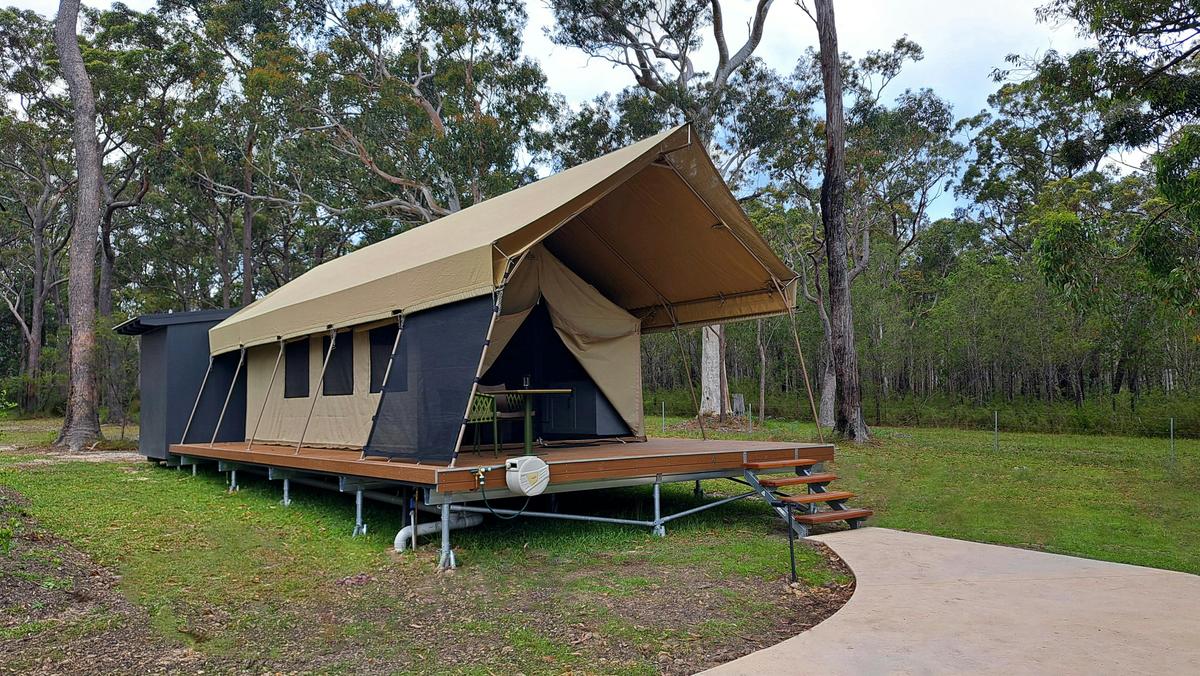 Safari Tent Jervis Bay Glamping Experience Bed and Breakfast Nature Retreat