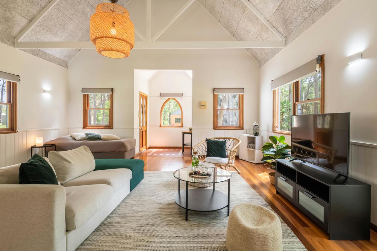 Murray's Beach Cottage Living Area