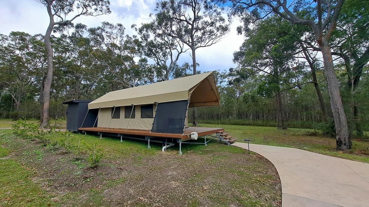 Safari Tent Jervis Bay Glamping Experience Bed and Breakfast Nature Retreat