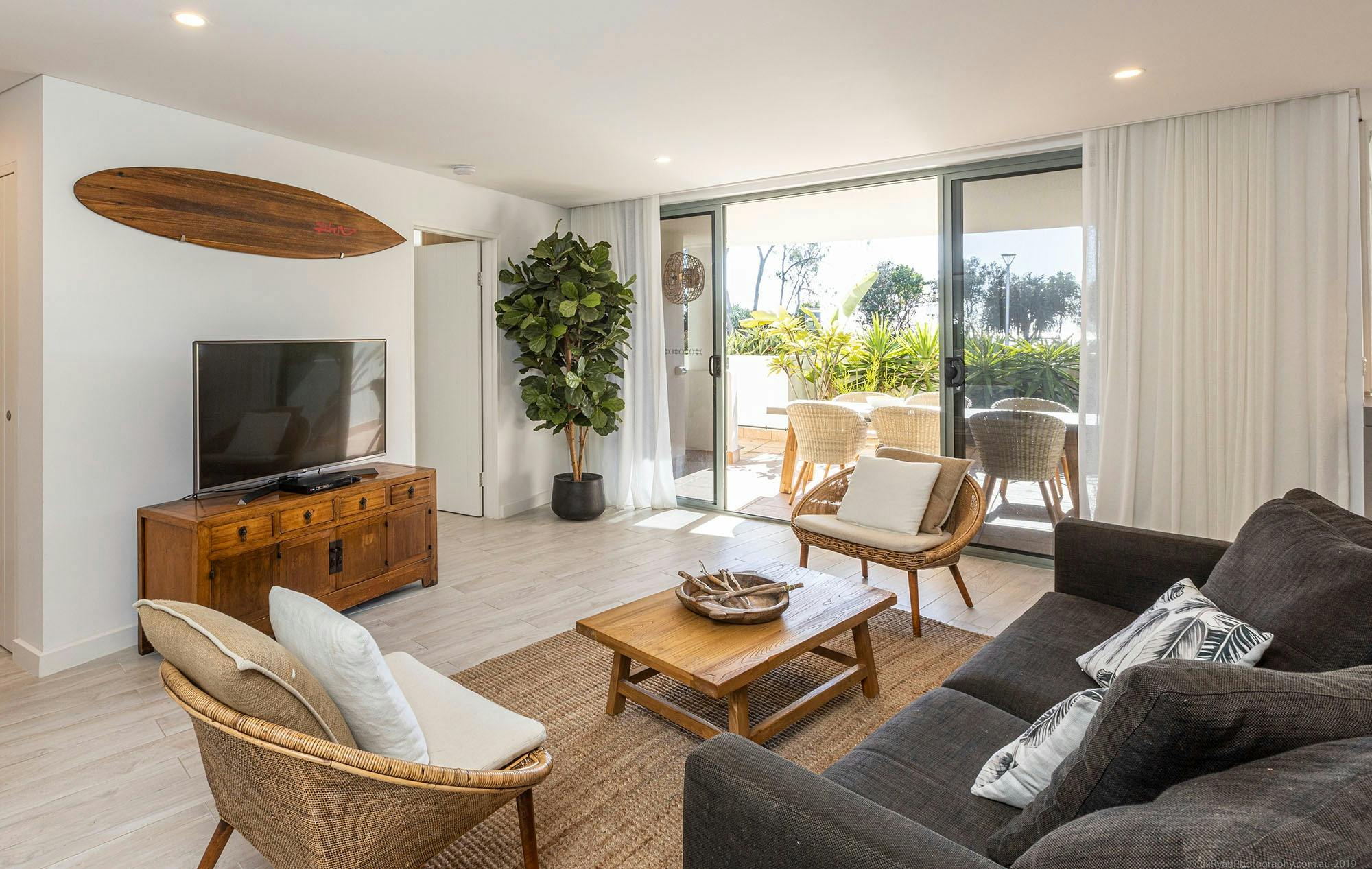 Bay Royal Apartment 2 - Byron Bay - Lounge