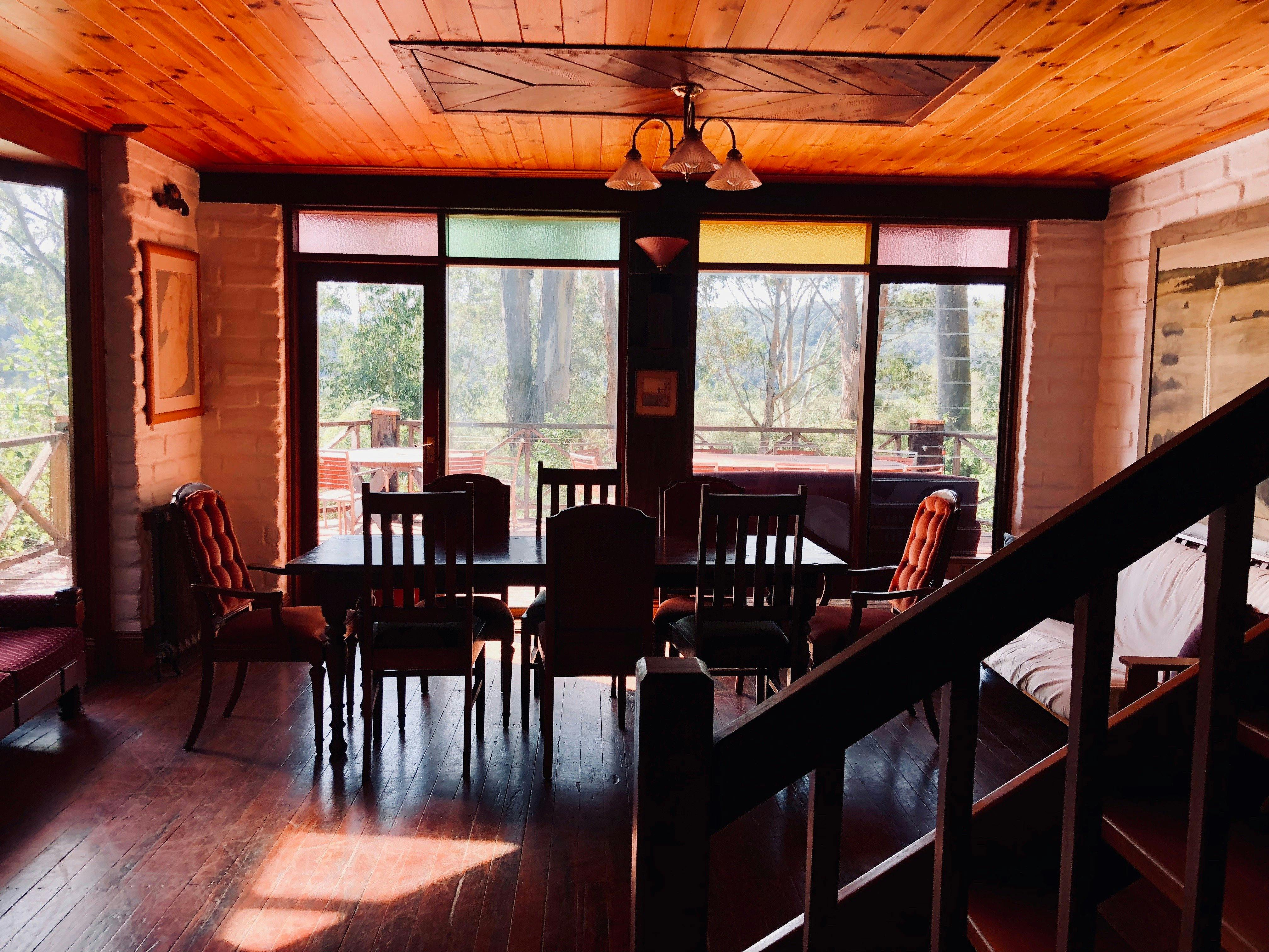 Inside the main house