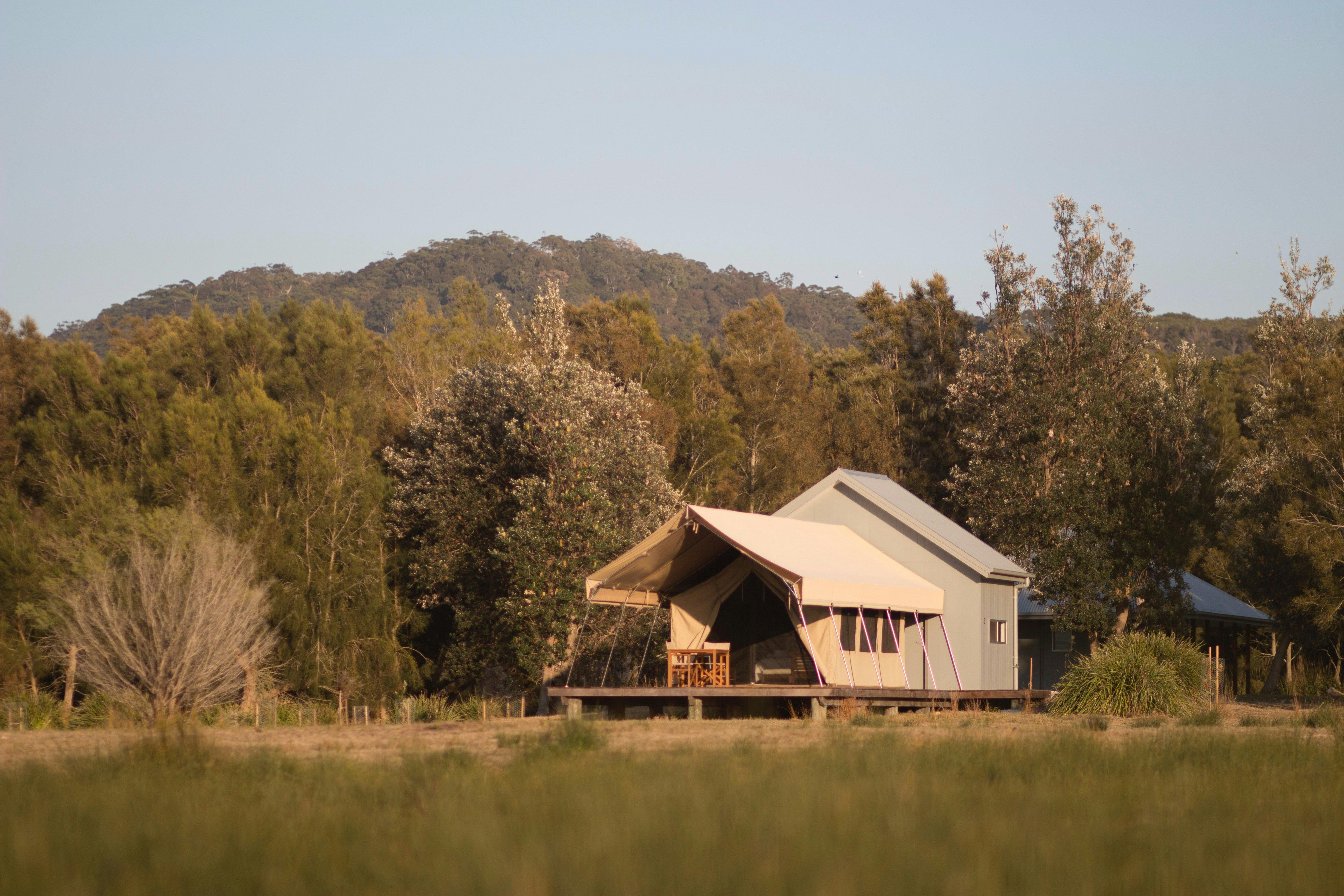 Bangalay Retreat luxury safari tent
