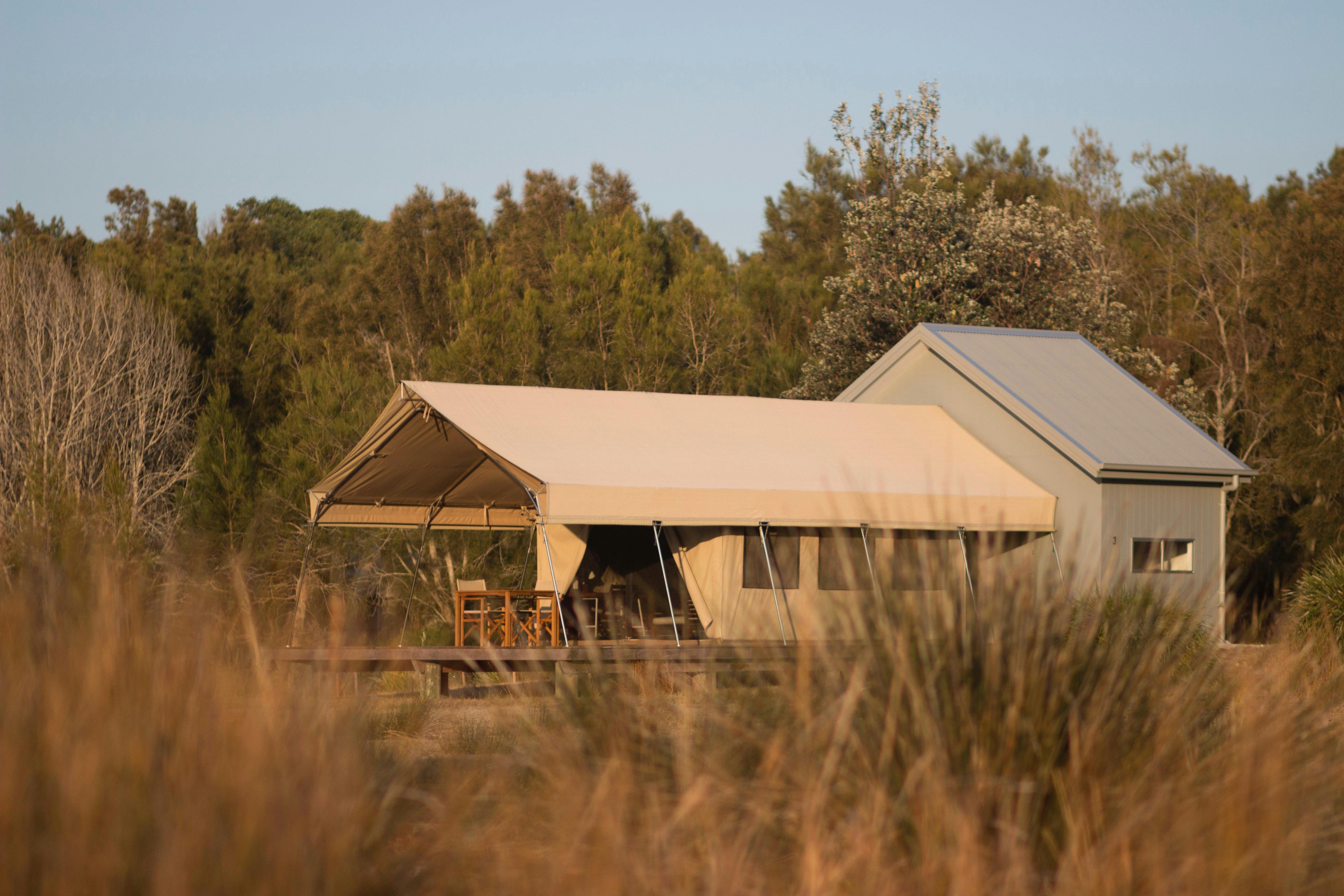 The Bangalay luxury safari tent and pod