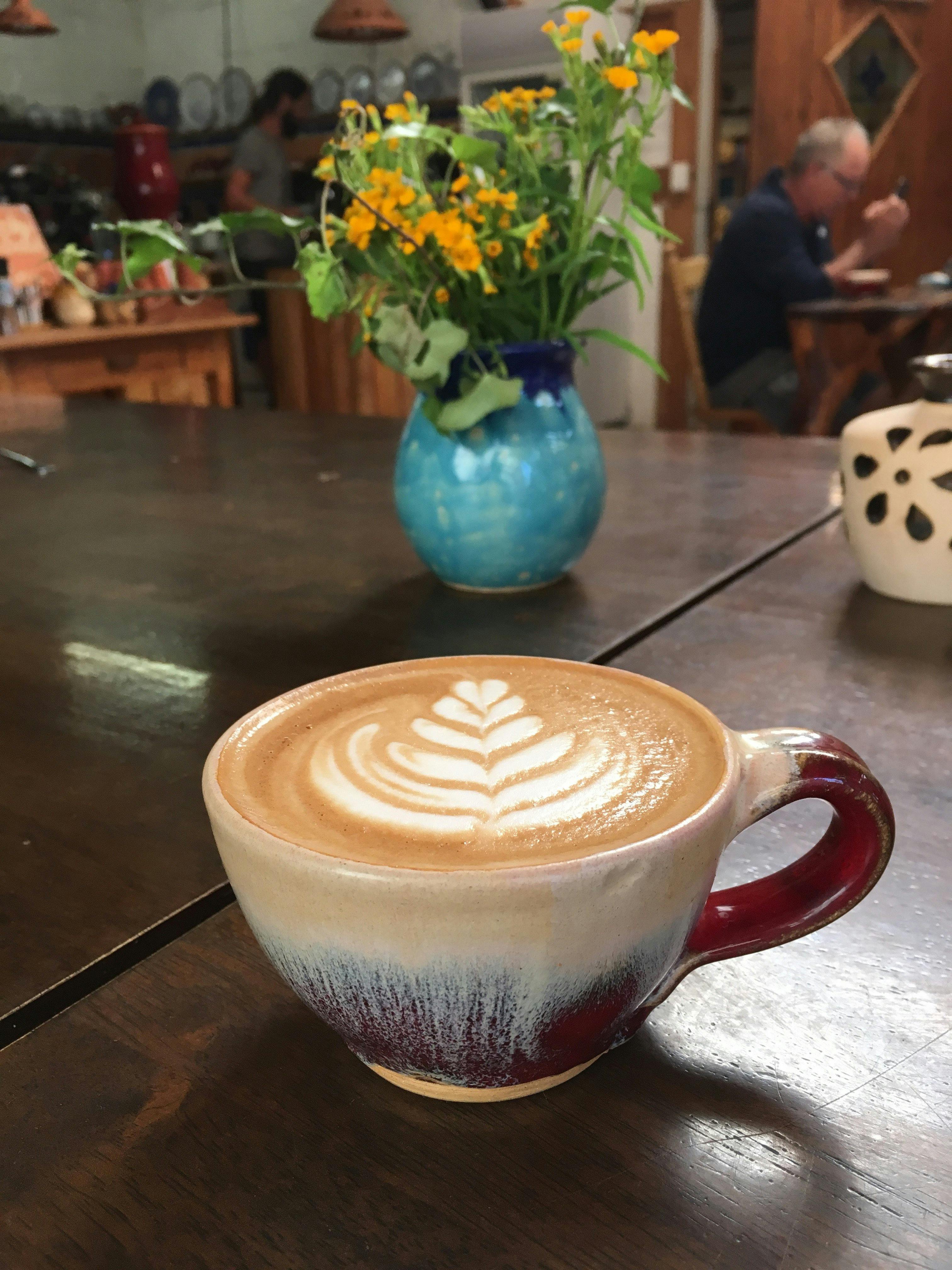 Come have a delicious coffee in their Cafe