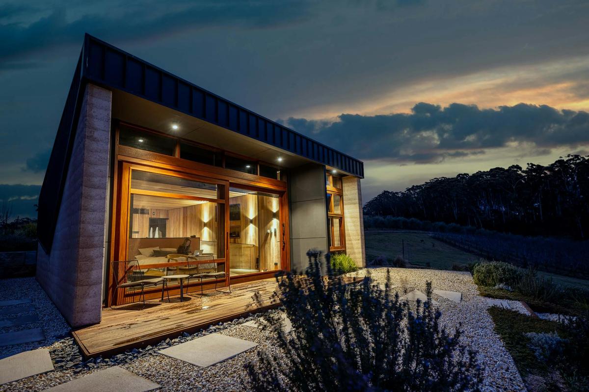 Basalt's Yonder Studio at Night