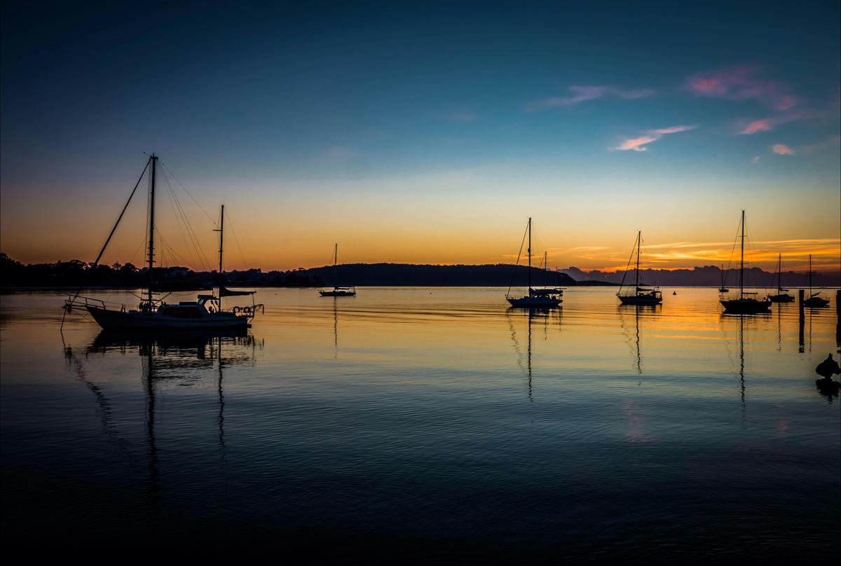 Sunrise over the Clyde River