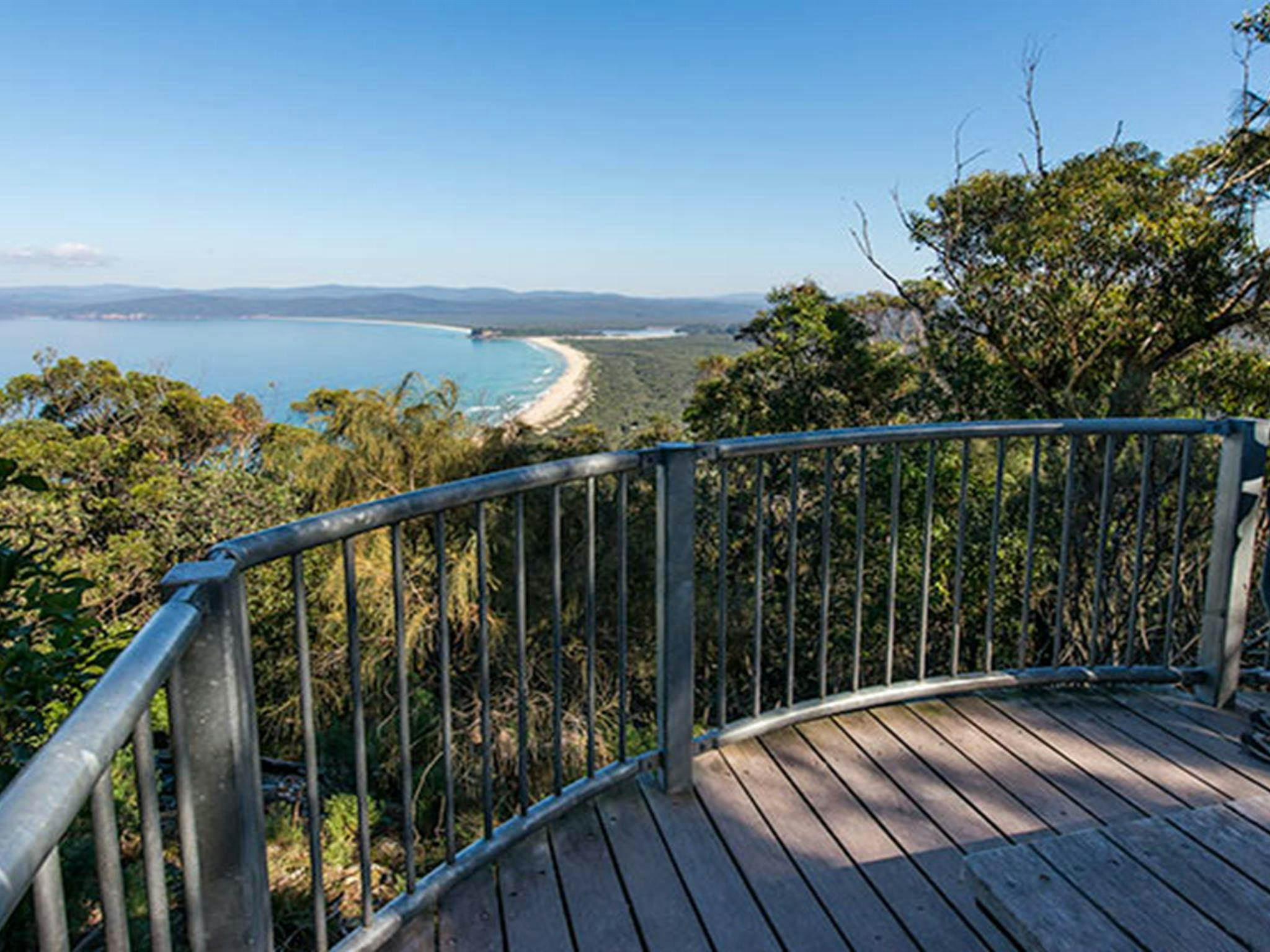 Disaster Bay lookout, Beowa National Park. Photo: John Spencer