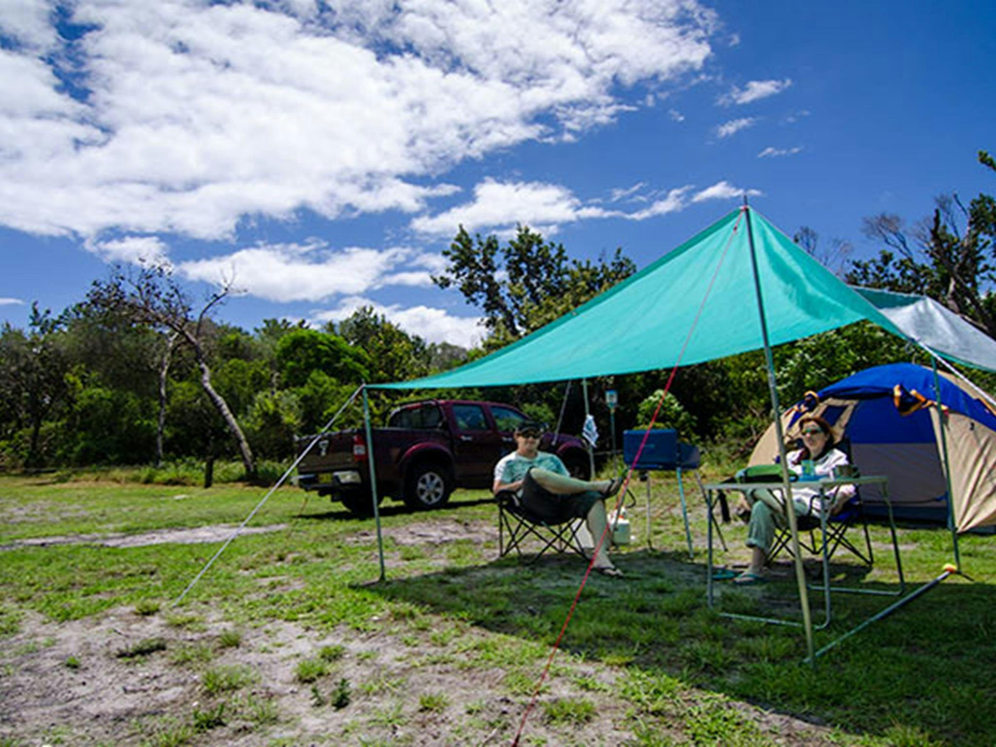 Banksia Green campground, Myall Lakes National Park. Photo: John Spencer/NSW Government
