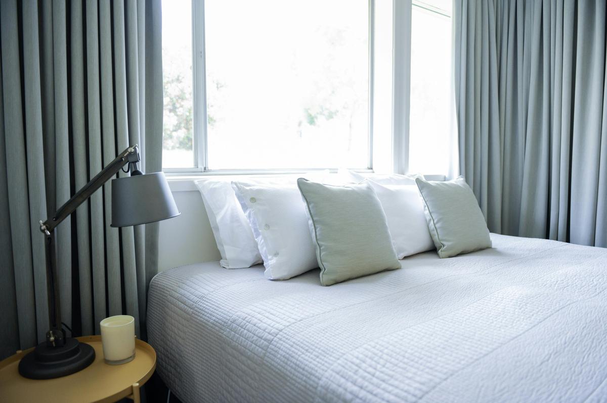 Second bedroom can be set up as a double or two singles