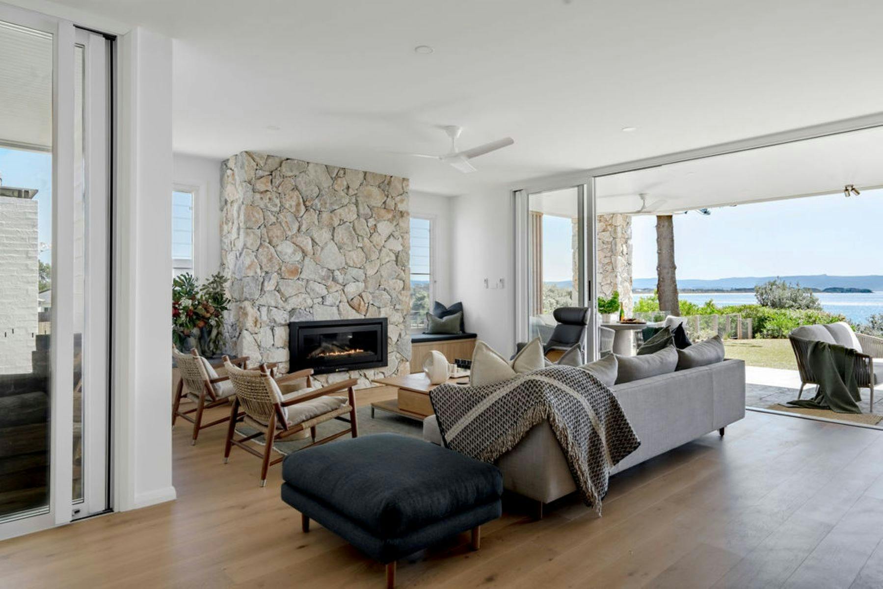 Barra Barra - the natural stone accents to pops of warmth in the interiors, has been thought of.