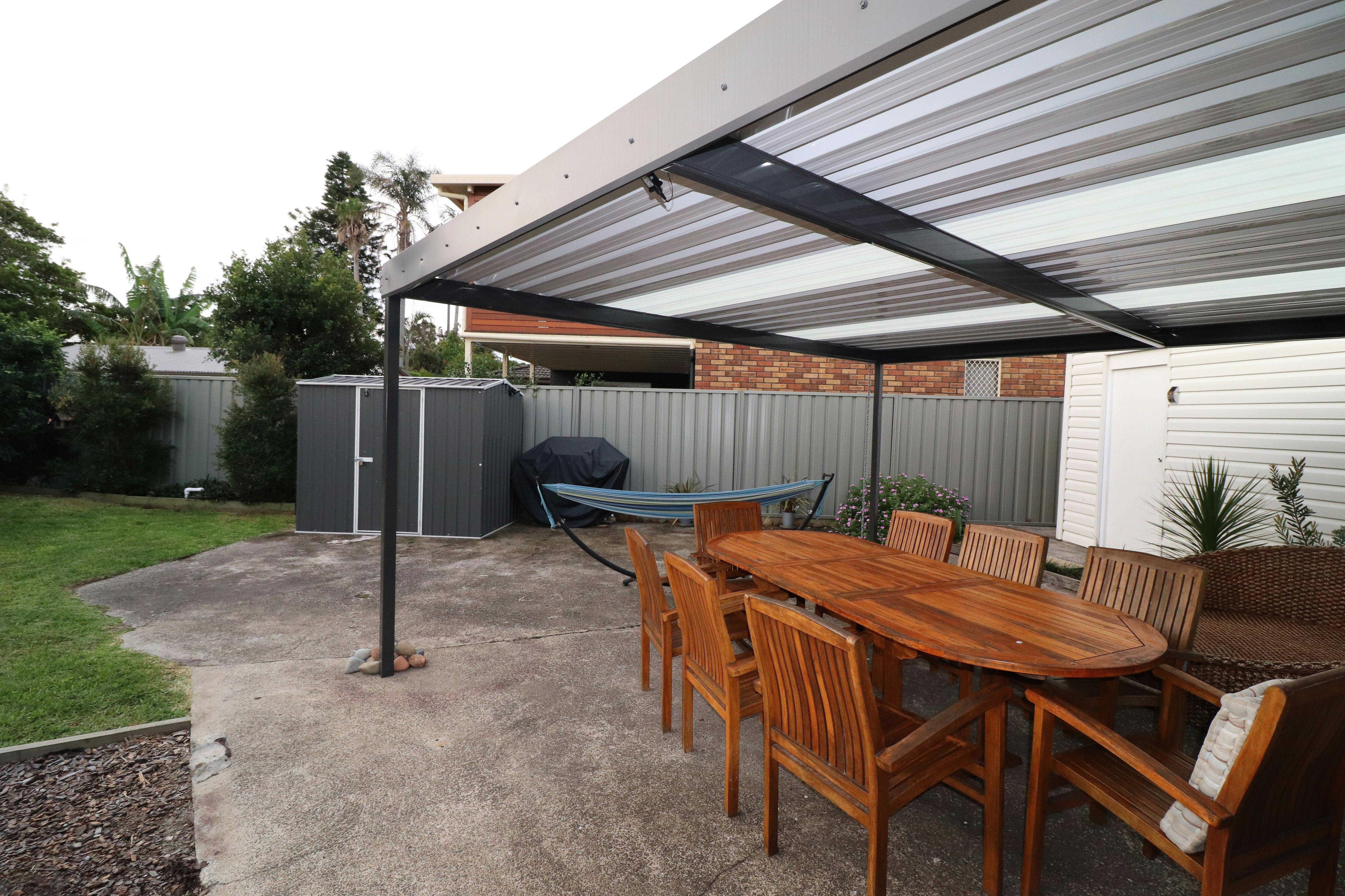 Have a BBQ and sit outdoors