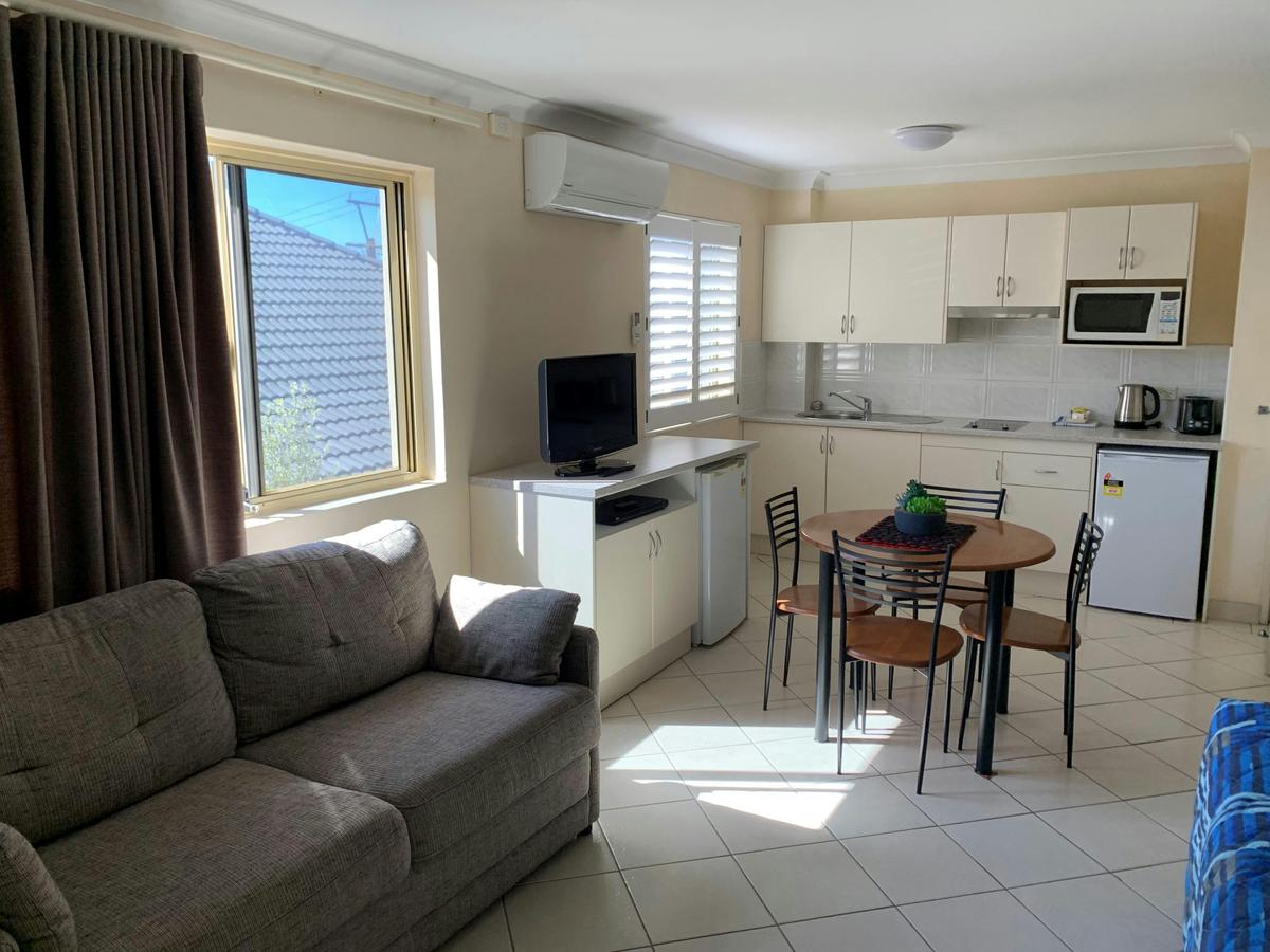 Studio apartment Living area