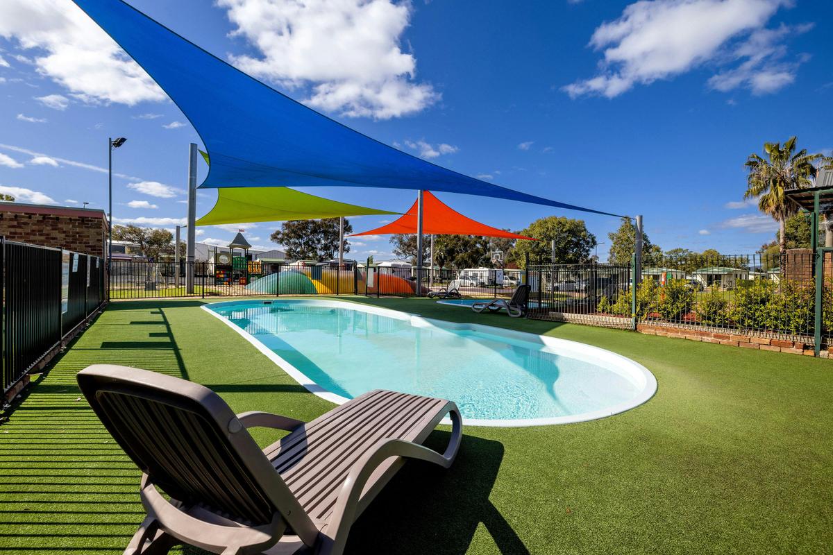 Cool off with a refreshing dip in the pool