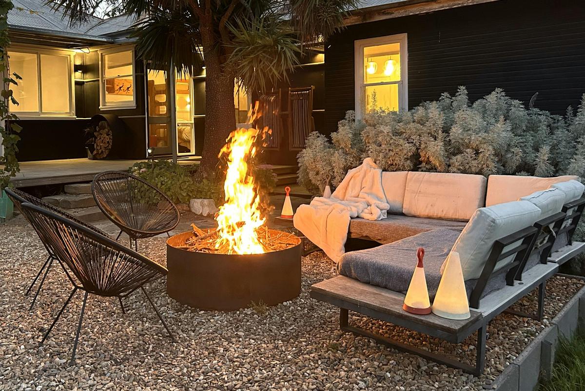 The Farmhouse firepit.