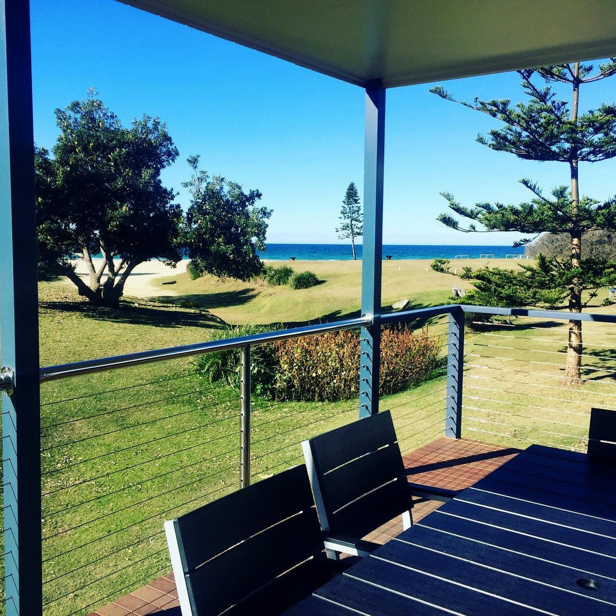 View from deck