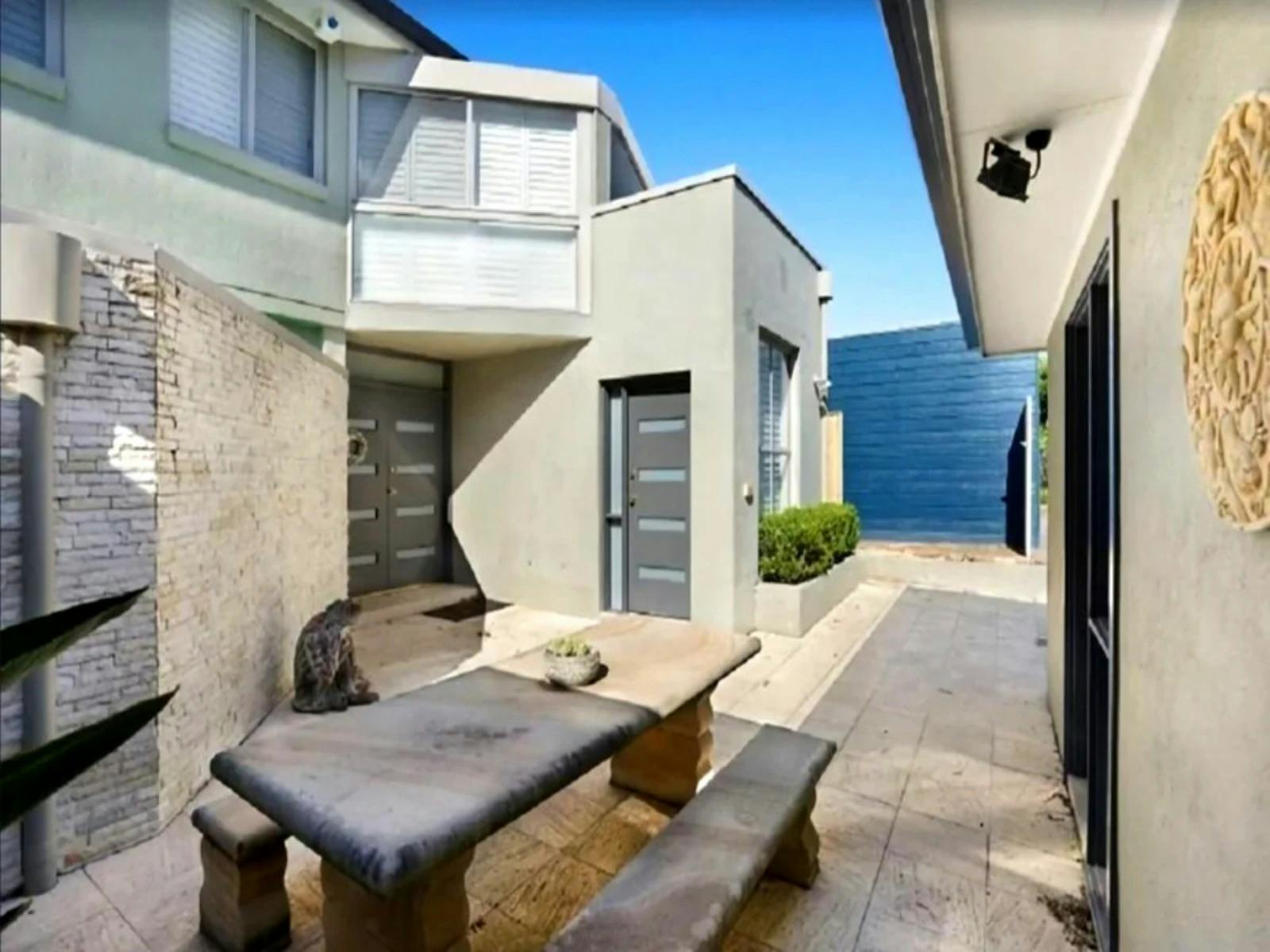 multiple living areas, both indoors and out