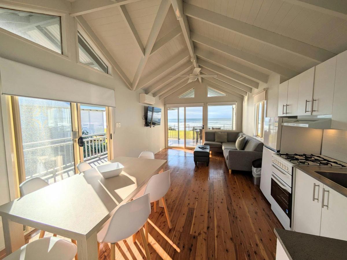 2 bedroom beachfront from kitchen