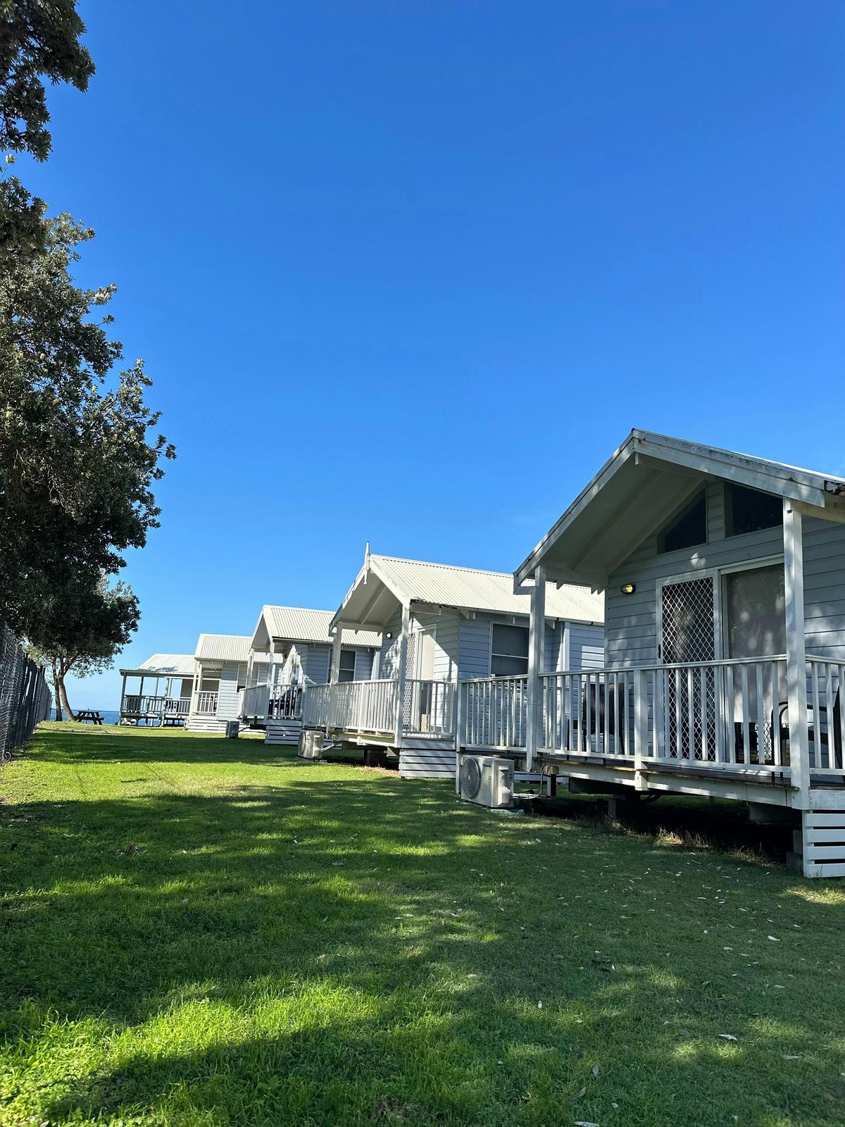 Front of Ocean View Cabins