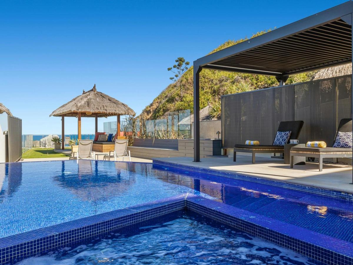pool and cabana