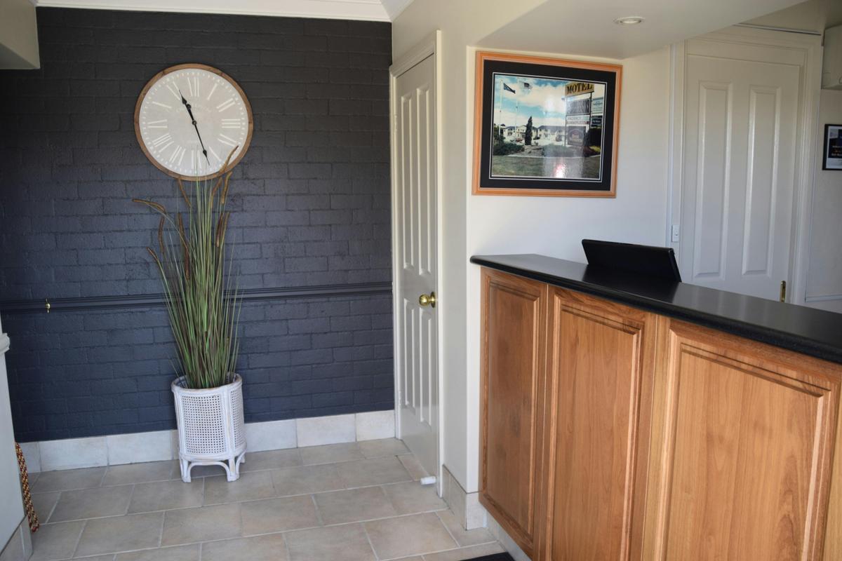 Motel Reception Area