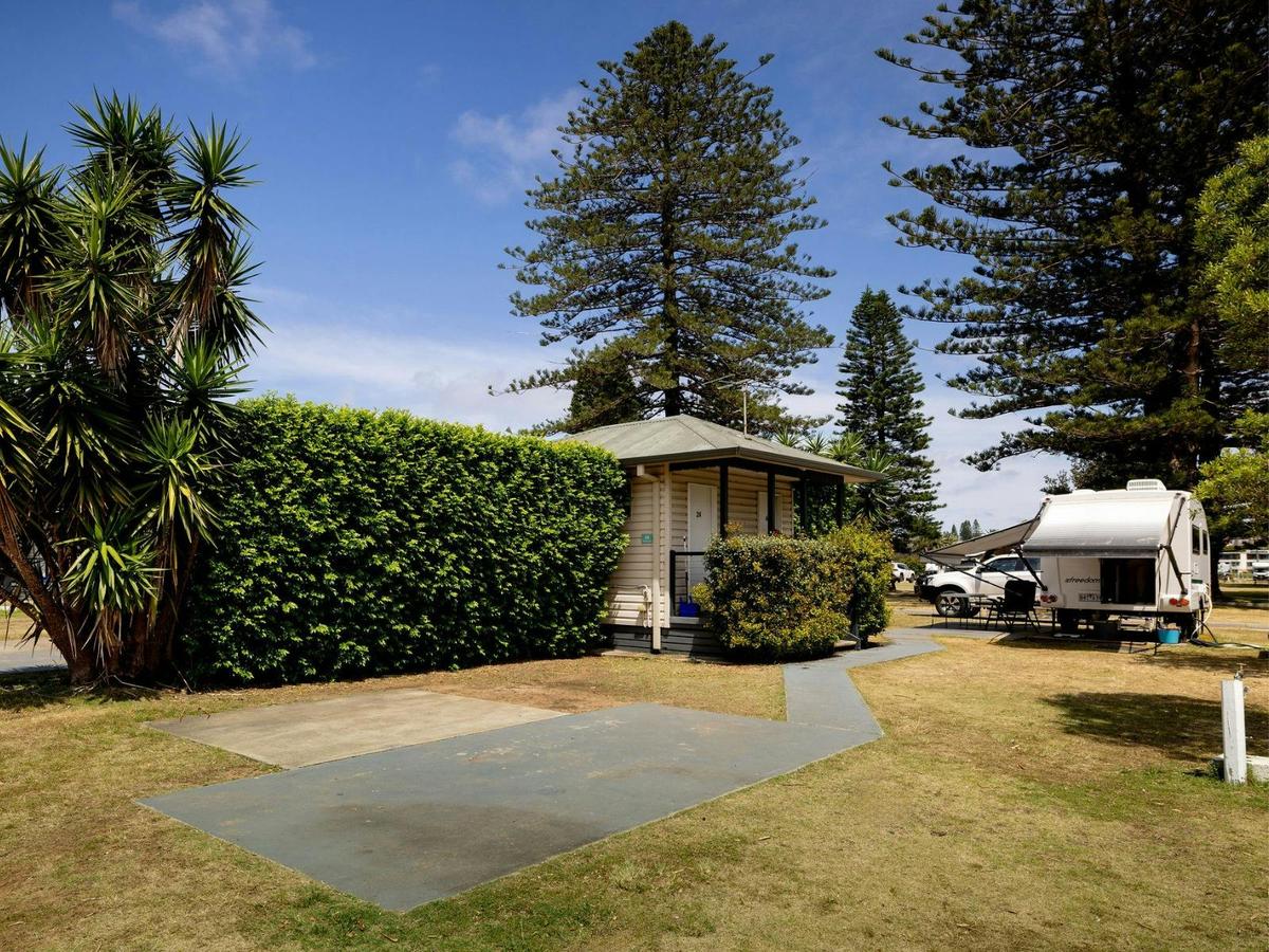Ensuite site with concrete slab