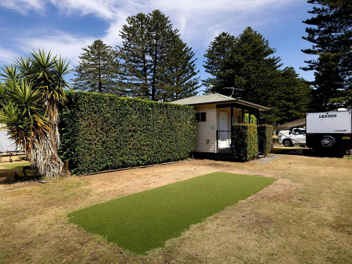 Ensuite site with turf