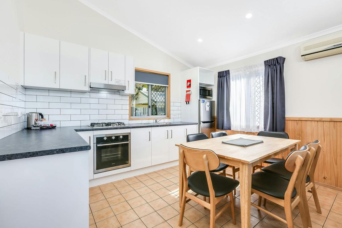 BIG4 Easts Beach Kiama Accommodation - Ocean View Villa kitchen