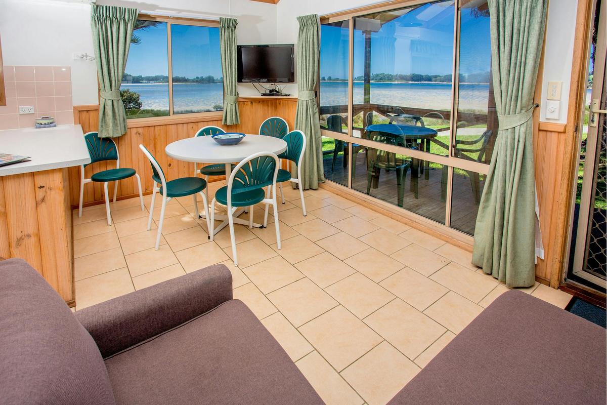 Waterfront Bungalow Living Area