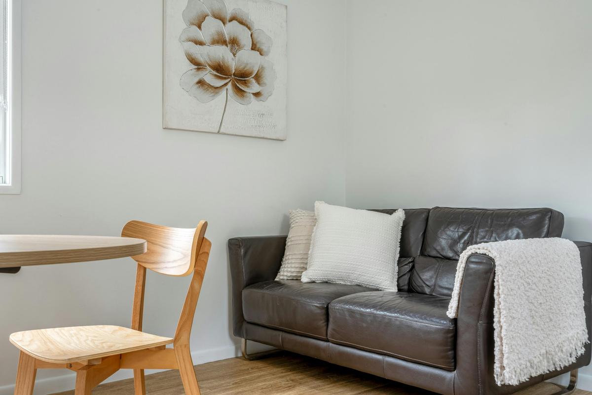 Deluxe Cabin (1BR) Living Room | Tasman Holiday Parks - Ballina