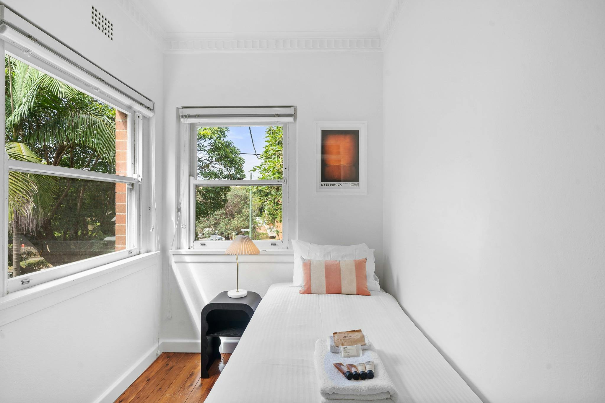 Modern, airy apartment in Bellevue Hill with stunning interiors and scenic views.