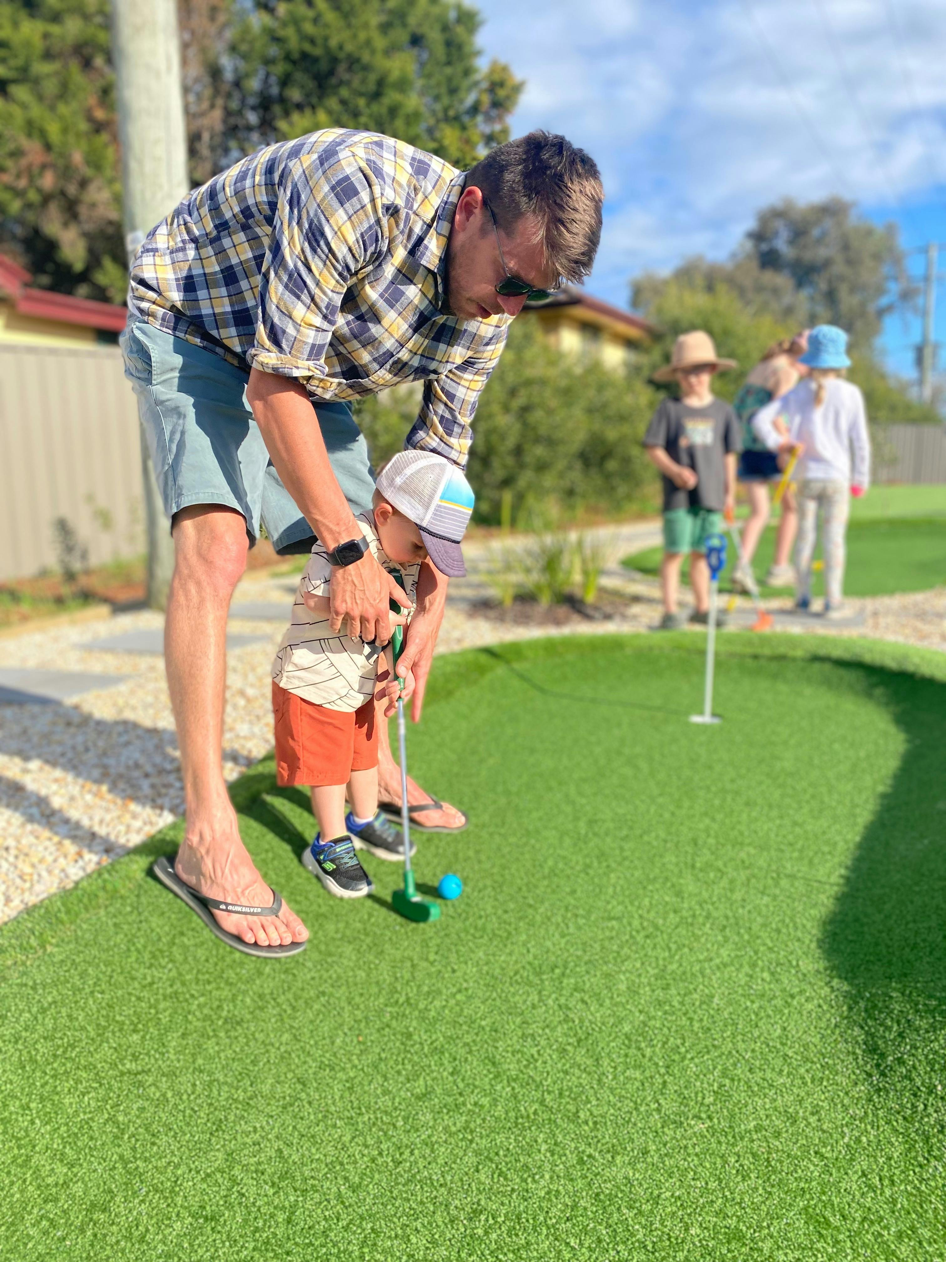 Putt Putt golf suitable for all the family!