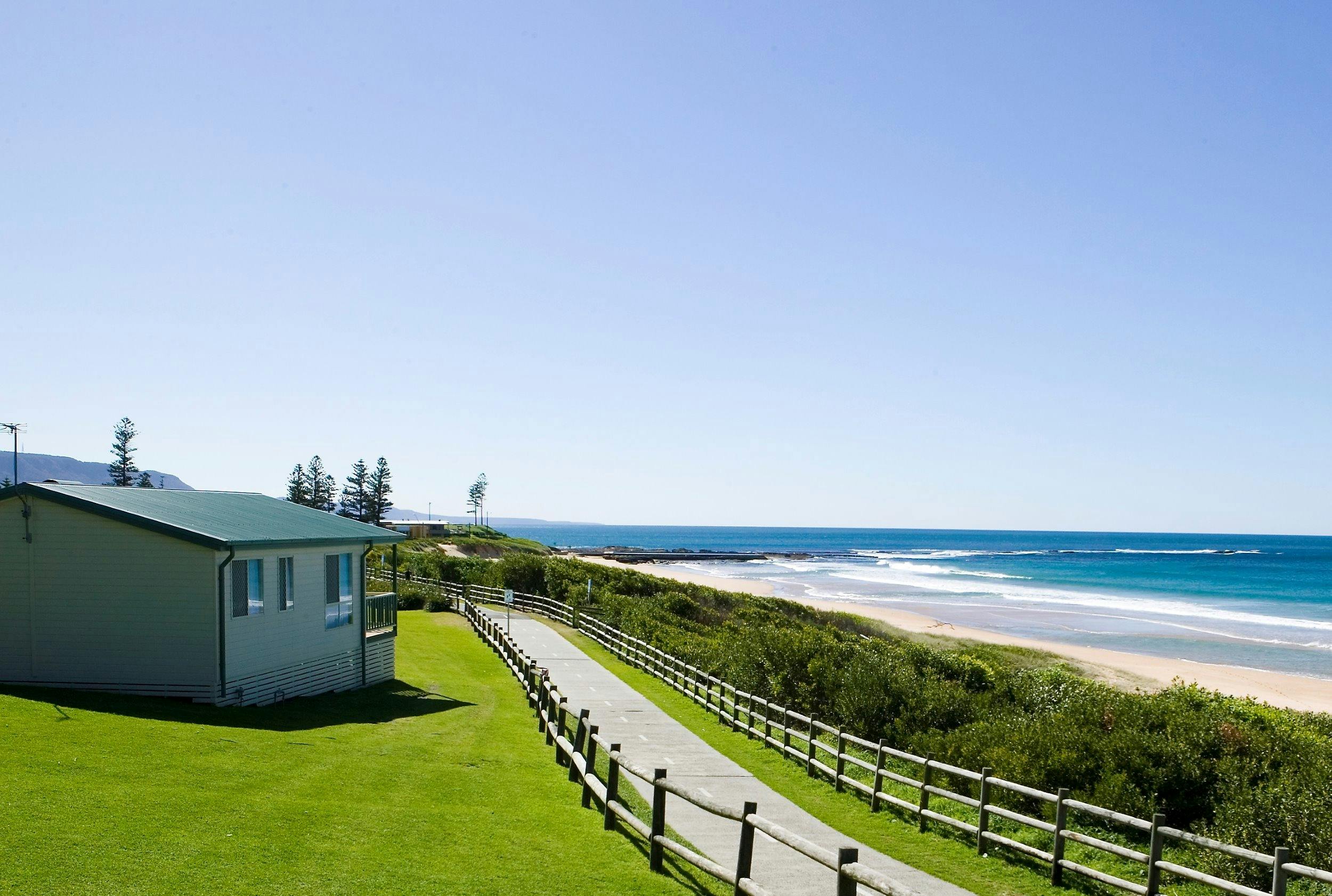 View of cycle/walk way and beach
