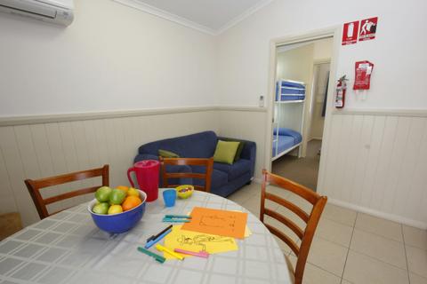 Living area of cabin