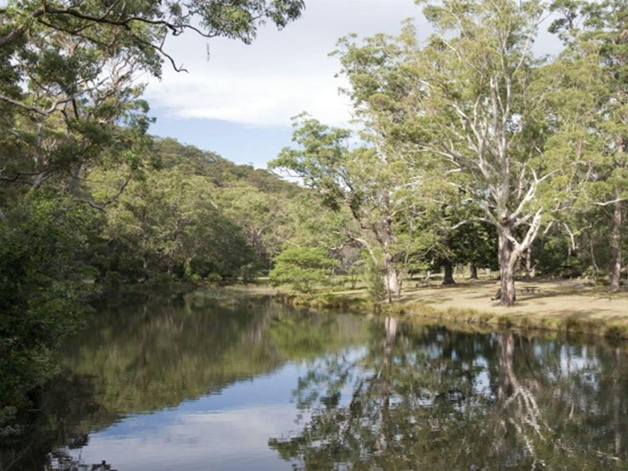 The Hacking River at Currawong Flat picnic area in Royal National Park. Photo: Nick Cubbin &copy;