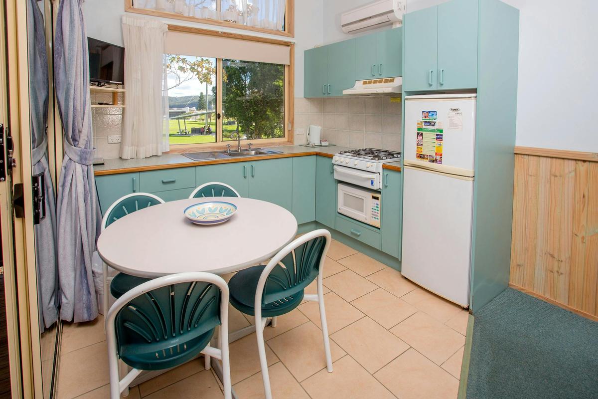 Elevated Twin Unit Living Kitchen