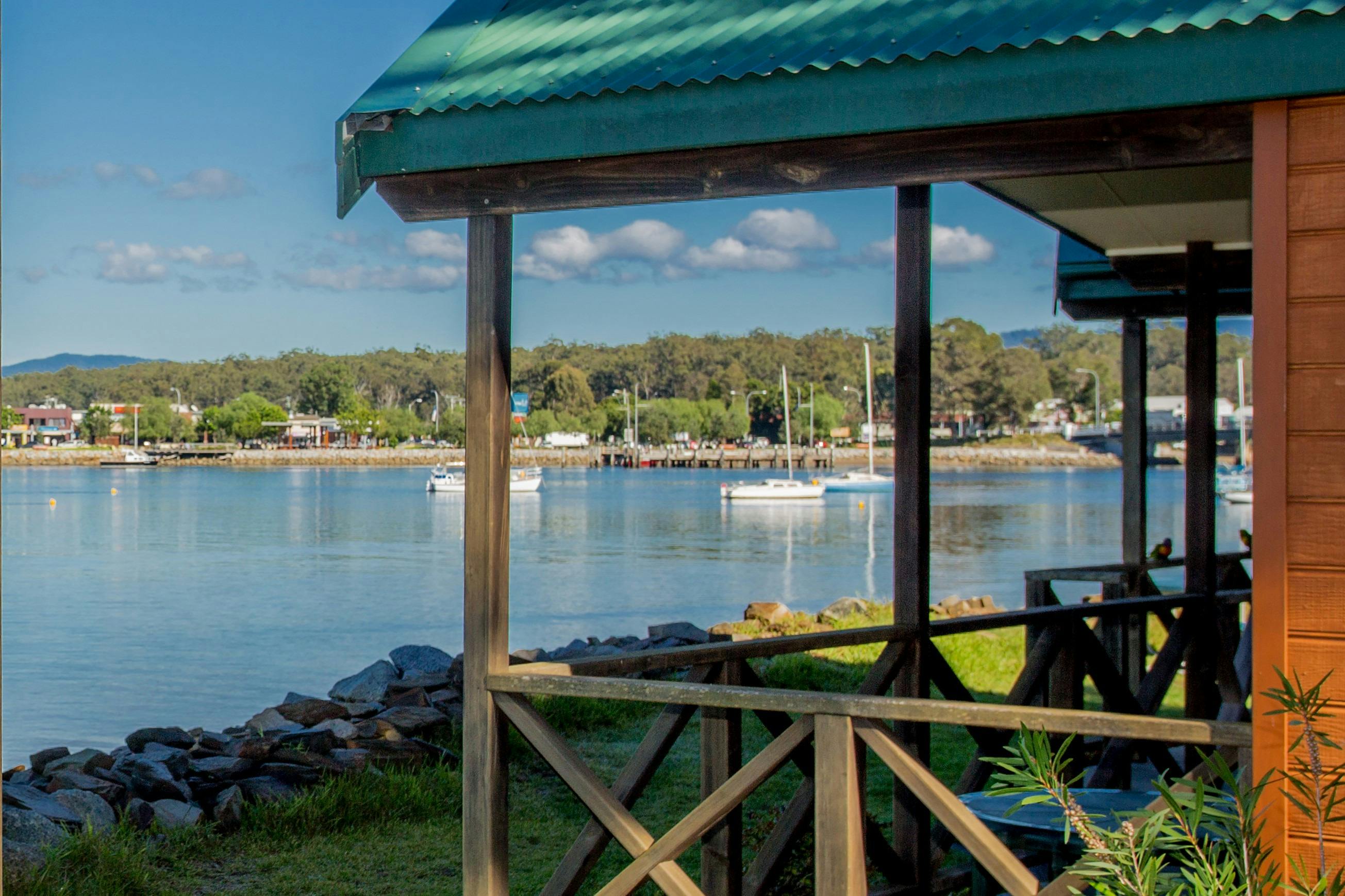 Perfect location to enjoy our Waterfront Cabins