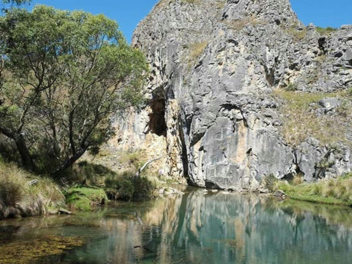 Blue Waterholes creek and cave, Kosciuszko National Park. Photo: Elinor Sheargold/DPIE